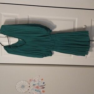 Nwot Green pleated dress from Max Studio size M
